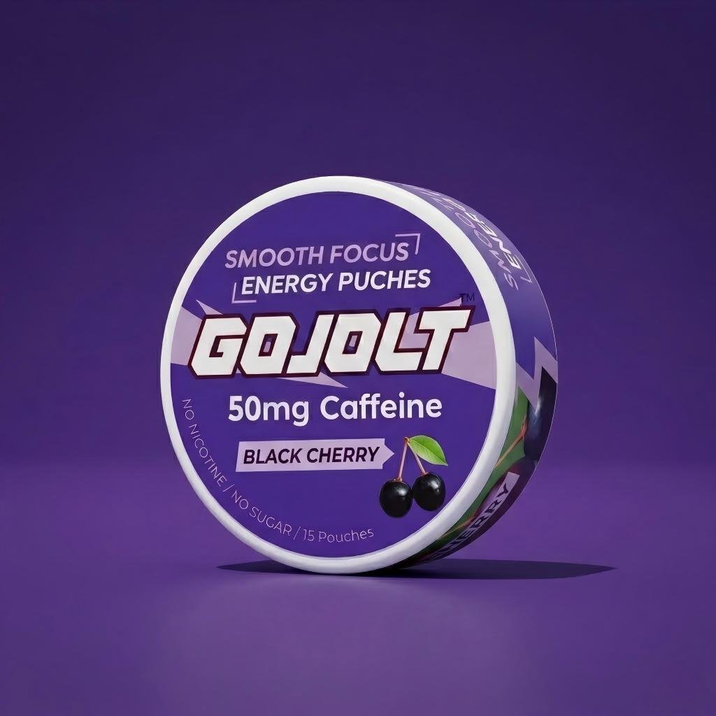 Black Cherry Energy Pouches 50mg - Gojolt Pouches