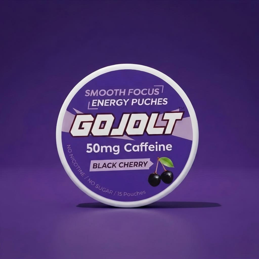 Black Cherry Energy Pouches 50mg - Gojolt Pouches