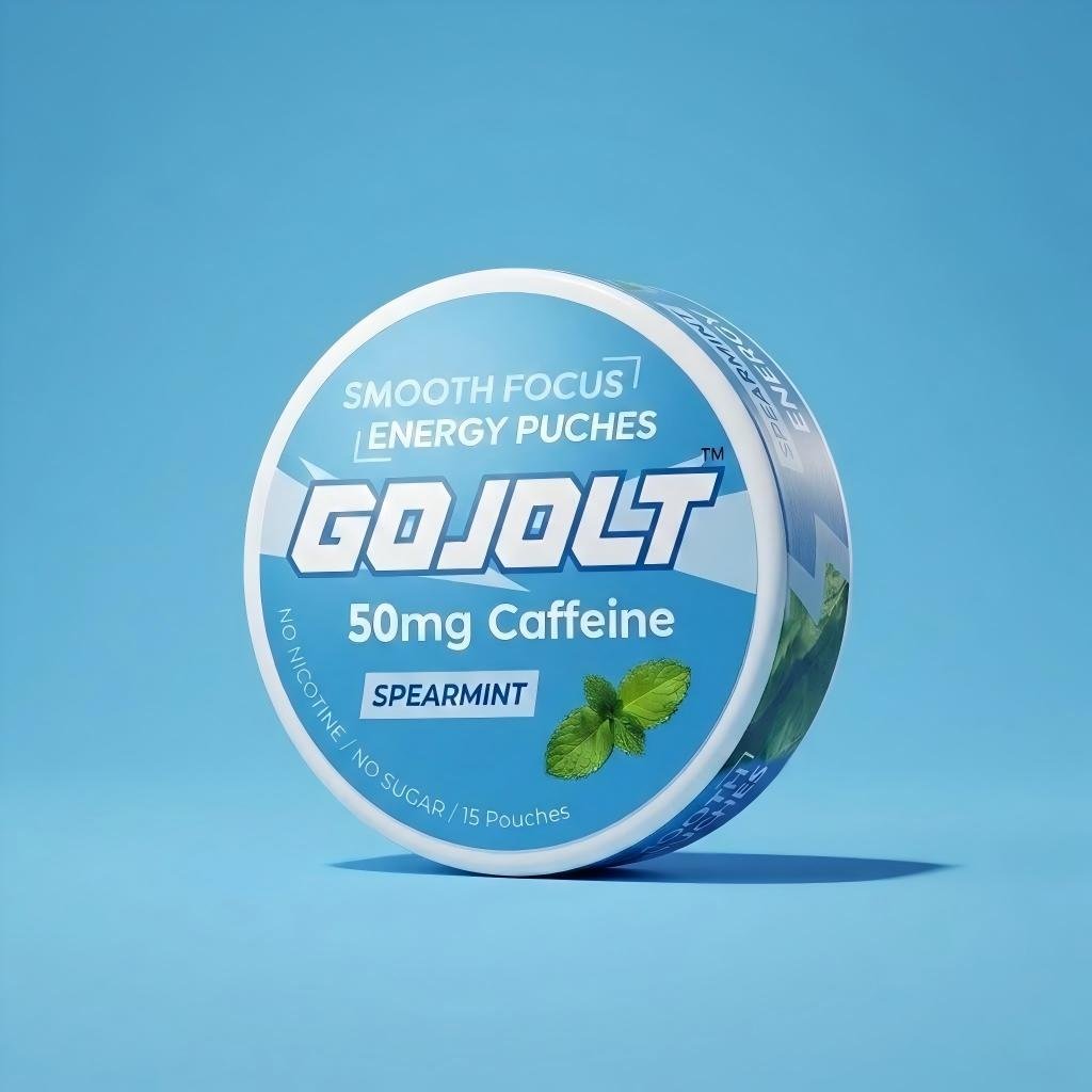 Spearmint Energy Pouches 50mg - Gojolt Pouches